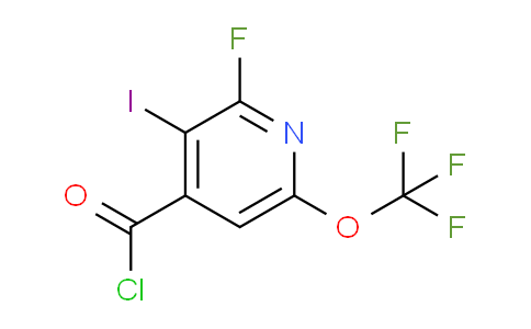 2-Fluoro-3-iodo-6-(trifluoromethoxy)pyridine-4-carbonyl chloride