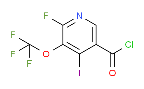 2-Fluoro-4-iodo-3-(trifluoromethoxy)pyridine-5-carbonyl chloride
