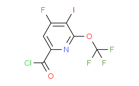 4-Fluoro-3-iodo-2-(trifluoromethoxy)pyridine-6-carbonyl chloride