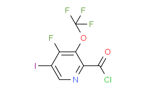 4-Fluoro-5-iodo-3-(trifluoromethoxy)pyridine-2-carbonyl chloride
