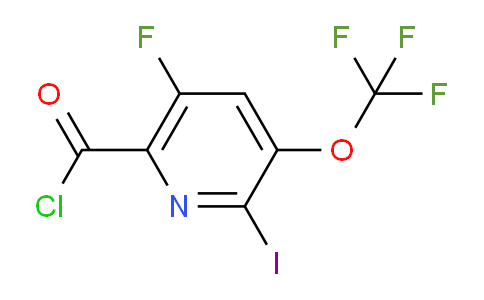 5-Fluoro-2-iodo-3-(trifluoromethoxy)pyridine-6-carbonyl chloride