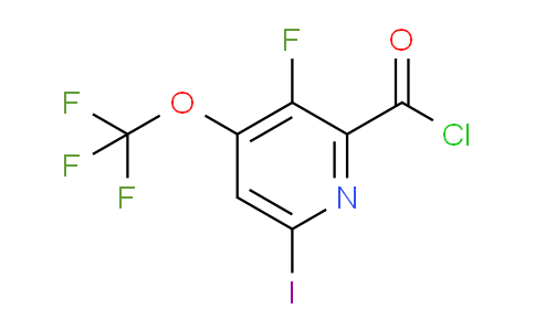 3-Fluoro-6-iodo-4-(trifluoromethoxy)pyridine-2-carbonyl chloride