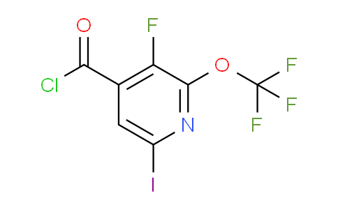 3-Fluoro-6-iodo-2-(trifluoromethoxy)pyridine-4-carbonyl chloride