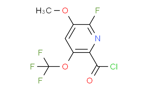 2-Fluoro-3-methoxy-5-(trifluoromethoxy)pyridine-6-carbonyl chloride