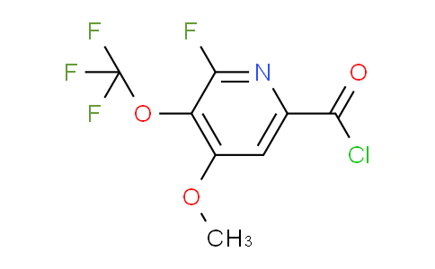 AM26695 | 1805955-08-1 | 2-Fluoro-4-methoxy-3-(trifluoromethoxy)pyridine-6-carbonyl chloride