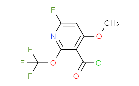 AM26709 | 1804627-57-3 | 6-Fluoro-4-methoxy-2-(trifluoromethoxy)pyridine-3-carbonyl chloride