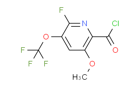 AM26710 | 1805976-98-0 | 2-Fluoro-5-methoxy-3-(trifluoromethoxy)pyridine-6-carbonyl chloride