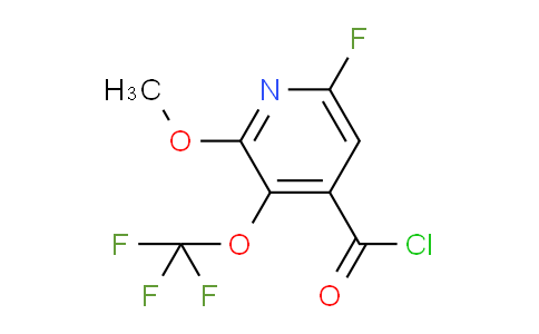 AM26713 | 1804326-16-6 | 6-Fluoro-2-methoxy-3-(trifluoromethoxy)pyridine-4-carbonyl chloride