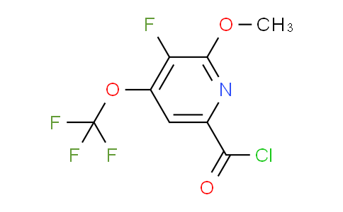 AM26714 | 1806720-02-4 | 3-Fluoro-2-methoxy-4-(trifluoromethoxy)pyridine-6-carbonyl chloride
