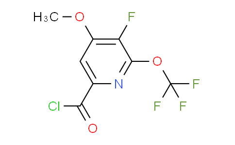 AM26716 | 1805955-33-2 | 3-Fluoro-4-methoxy-2-(trifluoromethoxy)pyridine-6-carbonyl chloride