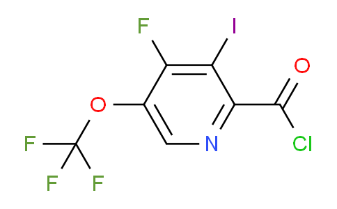 AM26719 | 1804786-72-8 | 4-Fluoro-3-iodo-5-(trifluoromethoxy)pyridine-2-carbonyl chloride