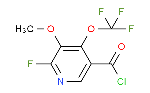 AM26724 | 1805976-93-5 | 2-Fluoro-3-methoxy-4-(trifluoromethoxy)pyridine-5-carbonyl chloride