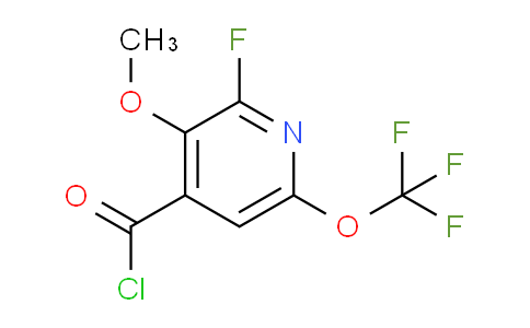 AM26725 | 1804303-32-9 | 2-Fluoro-3-methoxy-6-(trifluoromethoxy)pyridine-4-carbonyl chloride