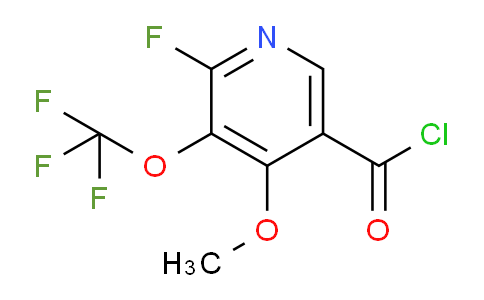 AM26726 | 1804627-49-3 | 2-Fluoro-4-methoxy-3-(trifluoromethoxy)pyridine-5-carbonyl chloride