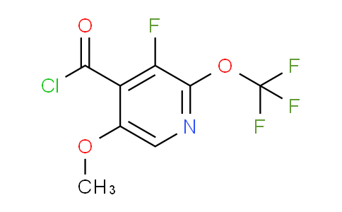 AM26727 | 1806181-04-3 | 3-Fluoro-5-methoxy-2-(trifluoromethoxy)pyridine-4-carbonyl chloride