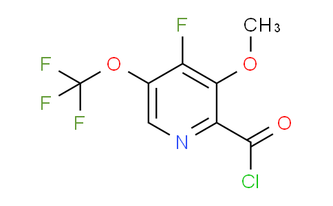 AM26732 | 1804305-17-6 | 4-Fluoro-3-methoxy-5-(trifluoromethoxy)pyridine-2-carbonyl chloride