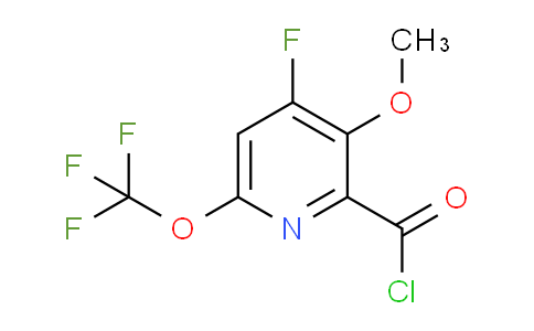 AM26733 | 1804434-22-7 | 4-Fluoro-3-methoxy-6-(trifluoromethoxy)pyridine-2-carbonyl chloride