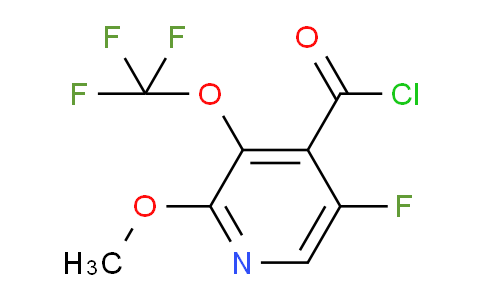 5-Fluoro-2-methoxy-3-(trifluoromethoxy)pyridine-4-carbonyl chloride