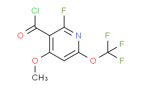 2-Fluoro-4-methoxy-6-(trifluoromethoxy)pyridine-3-carbonyl chloride