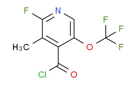 2-Fluoro-3-methyl-5-(trifluoromethoxy)pyridine-4-carbonyl chloride