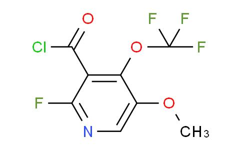 2-Fluoro-5-methoxy-4-(trifluoromethoxy)pyridine-3-carbonyl chloride