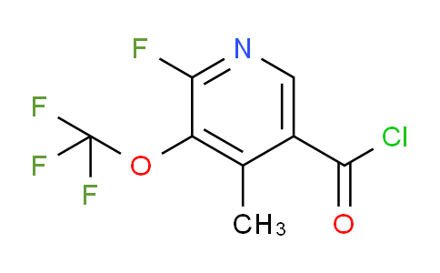AM26742 | 1804315-94-3 | 2-Fluoro-4-methyl-3-(trifluoromethoxy)pyridine-5-carbonyl chloride