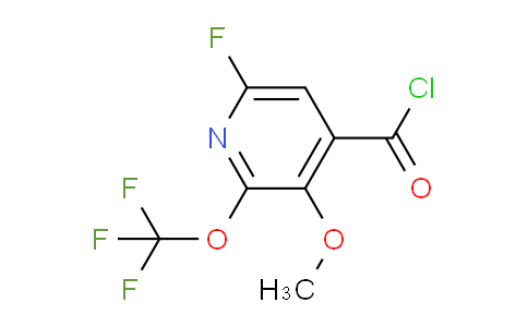 6-Fluoro-3-methoxy-2-(trifluoromethoxy)pyridine-4-carbonyl chloride