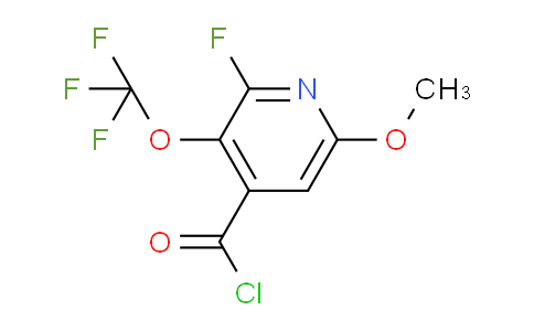 AM26746 | 1804627-68-6 | 2-Fluoro-6-methoxy-3-(trifluoromethoxy)pyridine-4-carbonyl chloride