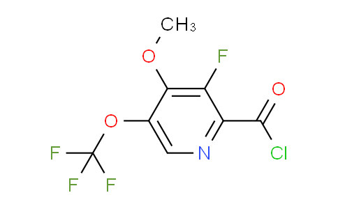 AM26753 | 1806720-03-5 | 3-Fluoro-4-methoxy-5-(trifluoromethoxy)pyridine-2-carbonyl chloride