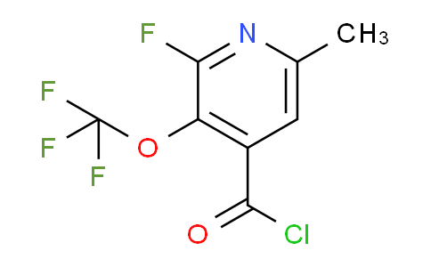 AM26754 | 1804433-62-2 | 2-Fluoro-6-methyl-3-(trifluoromethoxy)pyridine-4-carbonyl chloride