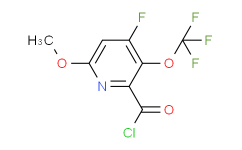AM26761 | 1804326-46-2 | 4-Fluoro-6-methoxy-3-(trifluoromethoxy)pyridine-2-carbonyl chloride