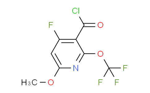 AM26762 | 1806720-10-4 | 4-Fluoro-6-methoxy-2-(trifluoromethoxy)pyridine-3-carbonyl chloride