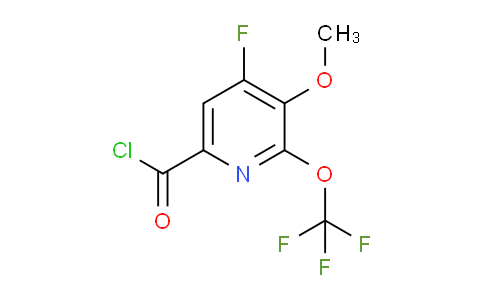 AM26763 | 1804628-27-0 | 4-Fluoro-3-methoxy-2-(trifluoromethoxy)pyridine-6-carbonyl chloride
