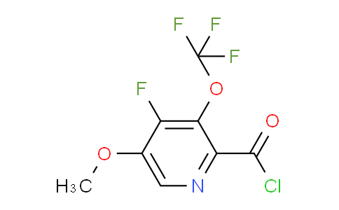 AM26764 | 1804326-53-1 | 4-Fluoro-5-methoxy-3-(trifluoromethoxy)pyridine-2-carbonyl chloride