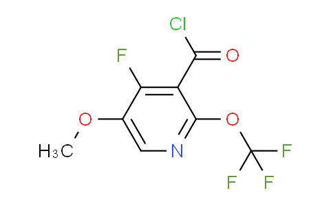 4-Fluoro-5-methoxy-2-(trifluoromethoxy)pyridine-3-carbonyl chloride