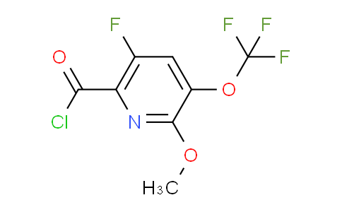 5-Fluoro-2-methoxy-3-(trifluoromethoxy)pyridine-6-carbonyl chloride