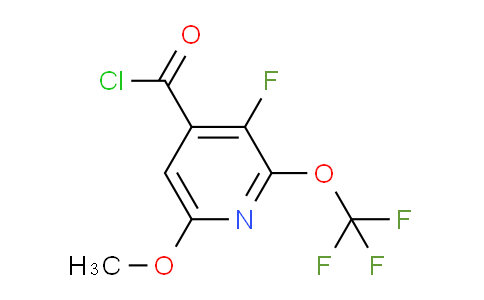 AM26768 | 1804628-51-0 | 3-Fluoro-6-methoxy-2-(trifluoromethoxy)pyridine-4-carbonyl chloride
