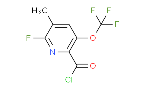 AM26769 | 1804334-34-6 | 2-Fluoro-3-methyl-5-(trifluoromethoxy)pyridine-6-carbonyl chloride