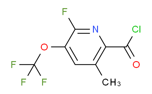 AM26773 | 1804334-41-5 | 2-Fluoro-5-methyl-3-(trifluoromethoxy)pyridine-6-carbonyl chloride