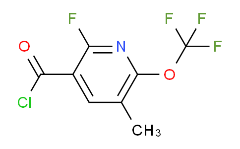 AM26775 | 1804315-97-6 | 2-Fluoro-5-methyl-6-(trifluoromethoxy)pyridine-3-carbonyl chloride