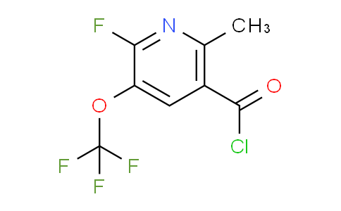 AM26776 | 1804784-54-0 | 2-Fluoro-6-methyl-3-(trifluoromethoxy)pyridine-5-carbonyl chloride