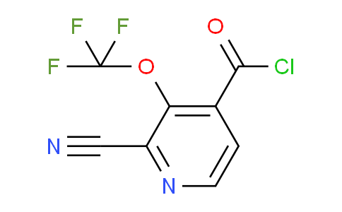 2-Cyano-3-(trifluoromethoxy)pyridine-4-carbonyl chloride