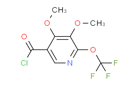 3,4-Dimethoxy-2-(trifluoromethoxy)pyridine-5-carbonyl chloride