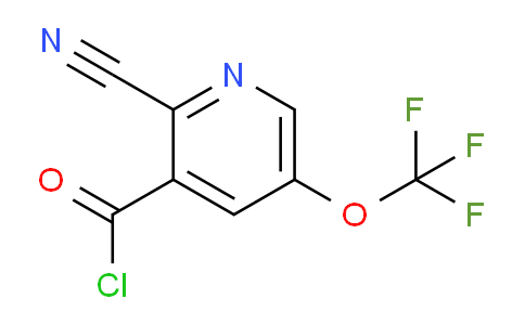 2-Cyano-5-(trifluoromethoxy)pyridine-3-carbonyl chloride