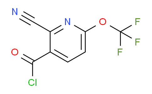 2-Cyano-6-(trifluoromethoxy)pyridine-3-carbonyl chloride