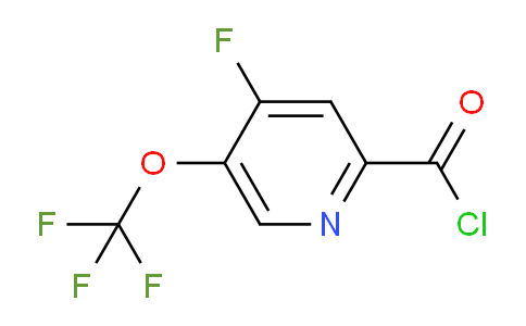 AM26812 | 1804003-72-2 | 4-Fluoro-5-(trifluoromethoxy)pyridine-2-carbonyl chloride
