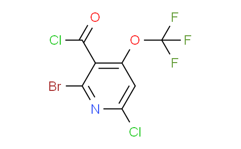 AM26827 | 1804386-57-9 | 2-Bromo-6-chloro-4-(trifluoromethoxy)pyridine-3-carbonyl chloride