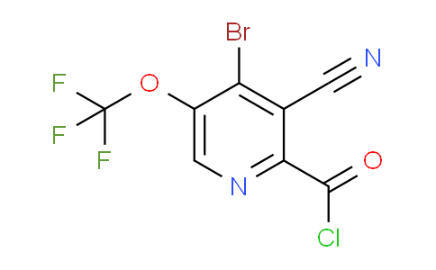 AM26832 | 1806028-18-1 | 4-Bromo-3-cyano-5-(trifluoromethoxy)pyridine-2-carbonyl chloride