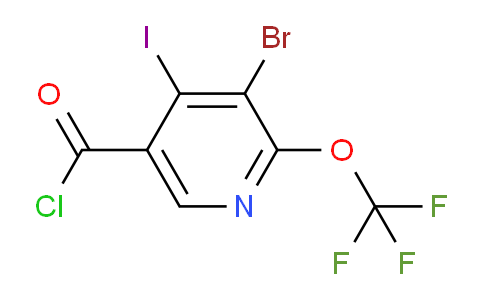 AM26842 | 1806211-11-9 | 3-Bromo-4-iodo-2-(trifluoromethoxy)pyridine-5-carbonyl chloride