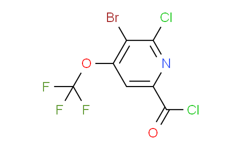 AM26847 | 1803437-49-1 | 3-Bromo-2-chloro-4-(trifluoromethoxy)pyridine-6-carbonyl chloride